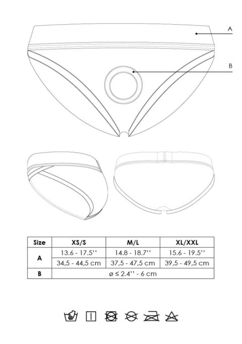 Vibrating Strap-on Hipster - XL/XXL Ouch! Vibrating Strap-on Hipster - XL/XXL Ouch!