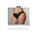 Vibrating Strap-on Panty Harness with Open Back - XL/XXL Ouch! Vibrating Strap-on Panty Harness with Open Back - XL/XXL Ouch!