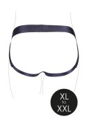 Vibrating Strap-on Panty Harness with Open Back - XL/XXL Ouch! Vibrating Strap-on Panty Harness with Open Back - XL/XXL Ouch!