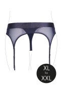 Vibrating Strap-on Thong with Adjustable Garters - XL/XXL Ouch! Vibrating Strap-on Thong with Adjustable Garters - XL/XXL Ouch!