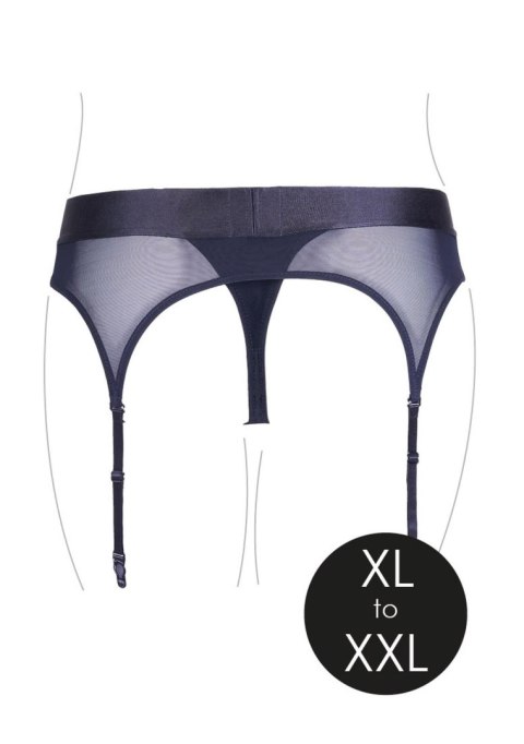 Vibrating Strap-on Thong with Adjustable Garters - XL/XXL Ouch! Vibrating Strap-on Thong with Adjustable Garters - XL/XXL Ouch!