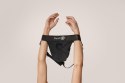 Vibrating Strap-on Thong with Removable Rear Straps - XS/S Ouch! Vibrating Strap-on Thong with Removable Rear Straps - XS/S Ouch!