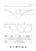 Vibrating Strap-on Thong with Removable Rear Straps - XS/S Ouch! Vibrating Strap-on Thong with Removable Rear Straps - XS/S Ouch!