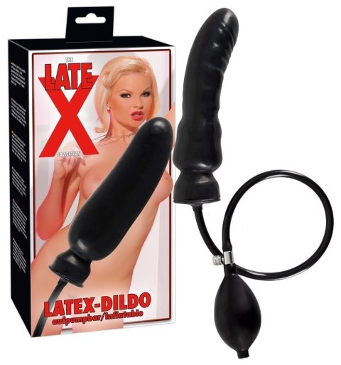 Latex Dildo inflatable Late X Latex Dildo inflatable Late X