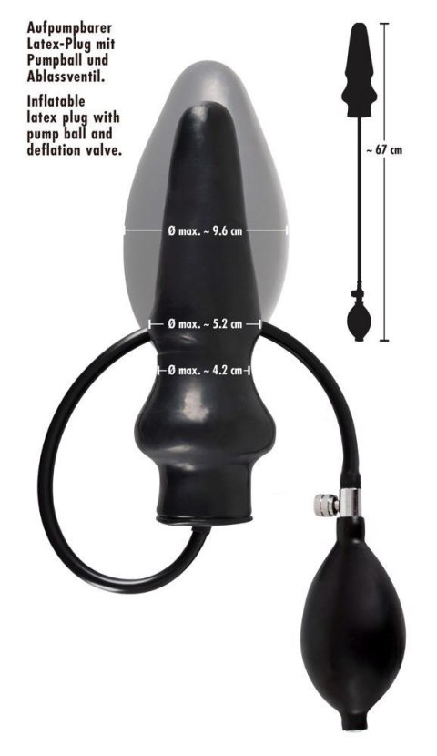 Latex Plug Inflatable Late X Latex Plug Inflatable Late X