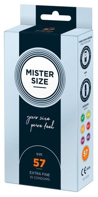 Mister Size 57mm pack of 10 Mister Size