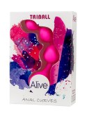 Plug/kulki-Artykuł wspomagania - Dildo Silic. Triball. Amuse-G. Pink Alive Plug/kulki-Artykuł wspomagania - Dildo Silic. Triball. Amuse-G. Pink Alive
