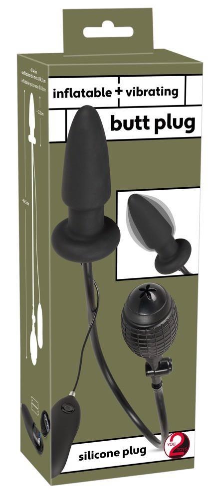 Inflatable vibrating butt plug You2Toys Inflatable vibrating butt plug You2Toys