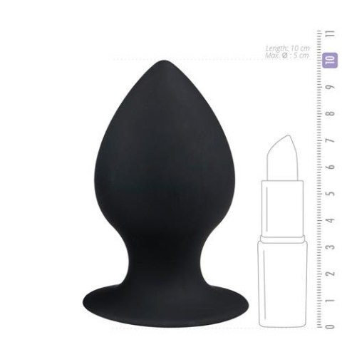 Gładki korek analny z silikonu - średni EasyToys Gładki korek analny z silikonu - średni EasyToys