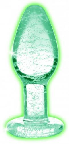 Glow in the dark glass anal plug Booty Sparks Glow in the dark glass anal plug Booty Sparks