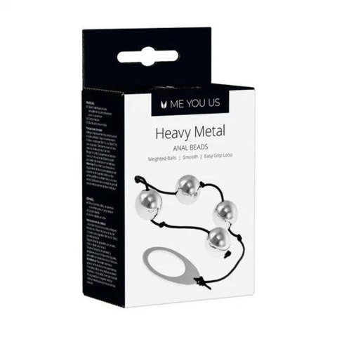 Kulki- Me You Us Heavy Metal Anal Beads Silver Me You Us Kulki- Me You Us Heavy Metal Anal Beads Silver Me You Us