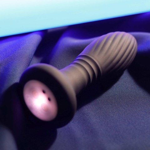 Lighting anal plug black B - series Cute Lighting anal plug black B - series Cute
