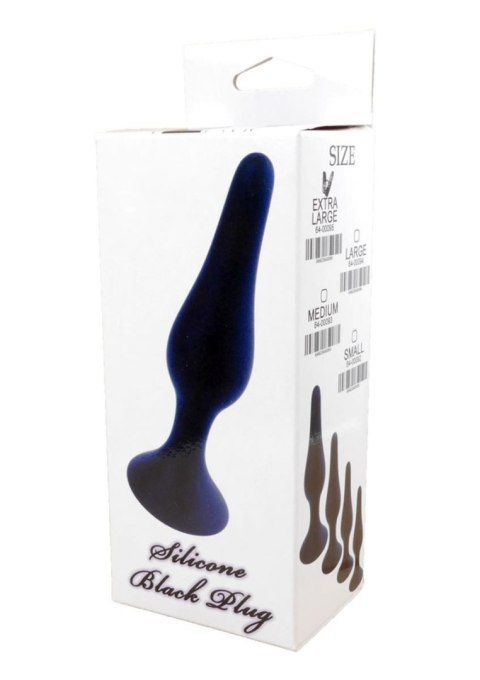 Plug-Silicone Plug Black - Small B - Series HeavyFun Plug-Silicone Plug Black - Small B - Series HeavyFun