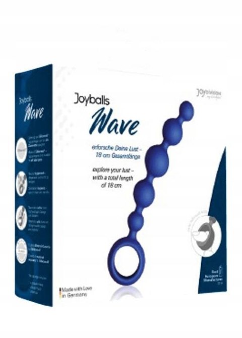 Plug/kulki-Joyballs anal Wave, short, blue JoyDivision Plug/kulki-Joyballs anal Wave, short, blue JoyDivision