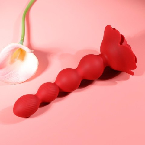 Rose rotating anal beads B - series Cute