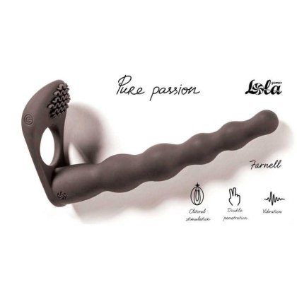 Lola Games Farnell - nakładka do podwójnej penetracji, czarna