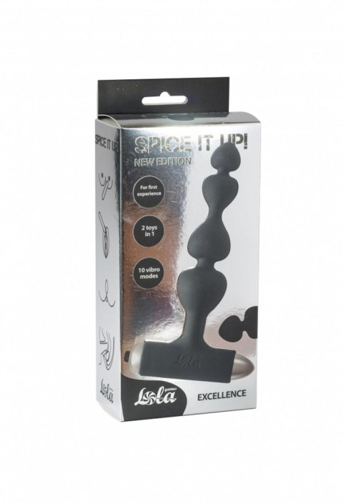 Vibrating Anal Plug Spice it up New Edition Excellence Black Lola Toys Vibrating Anal Plug Spice it up New Edition Excellence Black Lola Toys