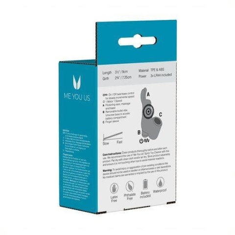 Wibrator- Me You Us Mini Bunny Finger Vibrator Pink Me You Us Wibrator- Me You Us Mini Bunny Finger Vibrator Pink Me You Us