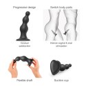 DILDO PLUG BEADS BLACK - S Strap-on-me DILDO PLUG BEADS BLACK - S Strap-on-me