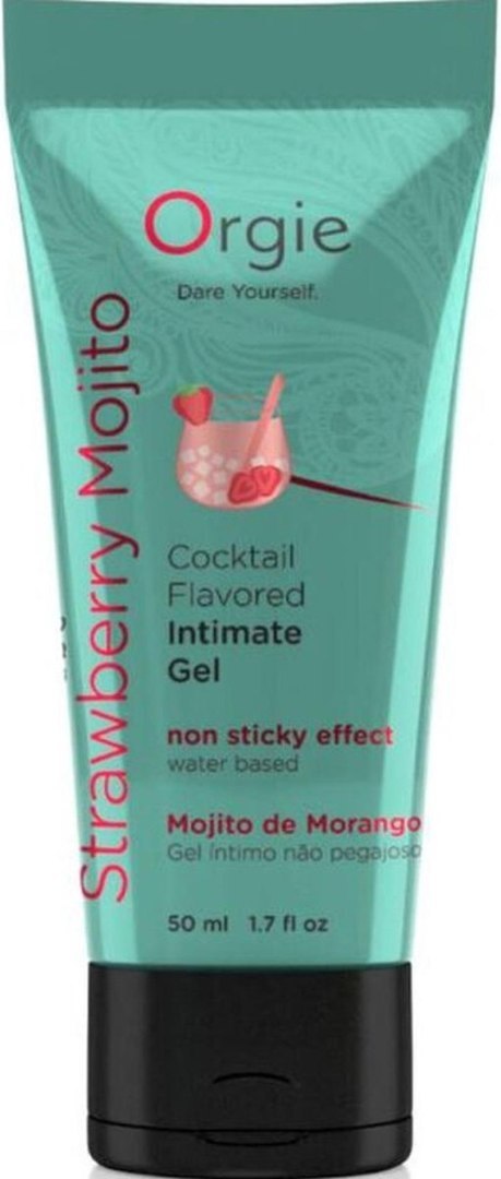 Lube Tube Cocktail Strawberry Mojito - 50ml Orgie Lube Tube Cocktail Strawberry Mojito - 50ml Orgie