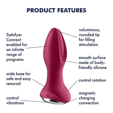 Plug-Rotator Plug 2 Connect App (Violet) Satisfyer Plug-Rotator Plug 2 Connect App (Violet) Satisfyer