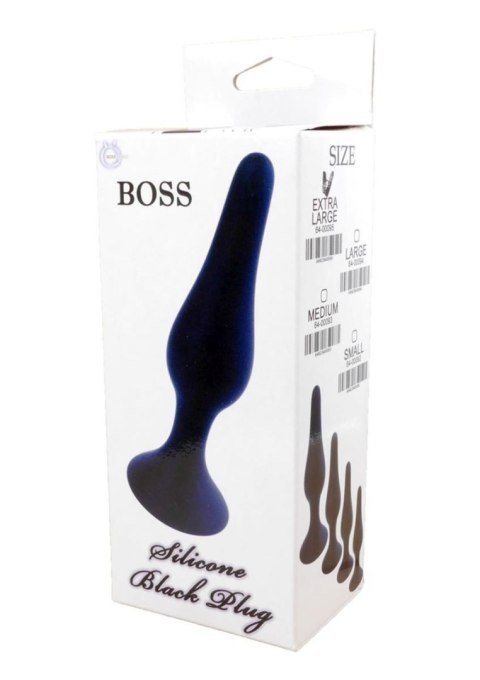 Plug-Silicone Plug Black - Extra Large B - Series HeavyFun Plug-Silicone Plug Black - Extra Large B - Series HeavyFun