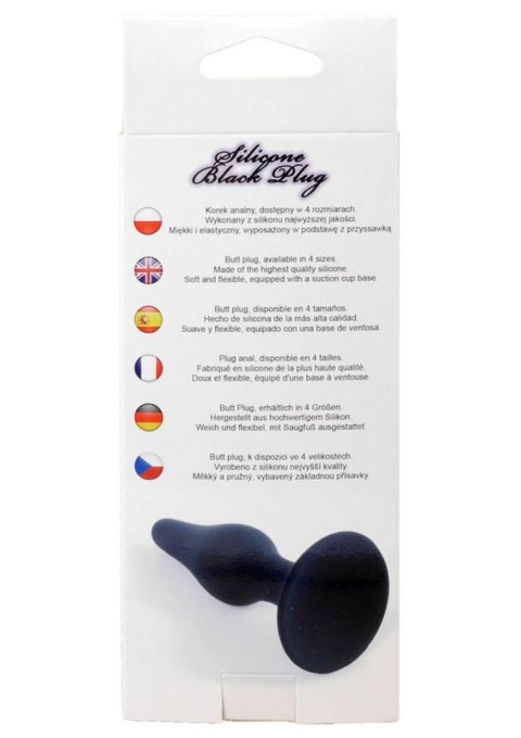 Plug-Silicone Plug Black - Extra Large B - Series HeavyFun Plug-Silicone Plug Black - Extra Large B - Series HeavyFun