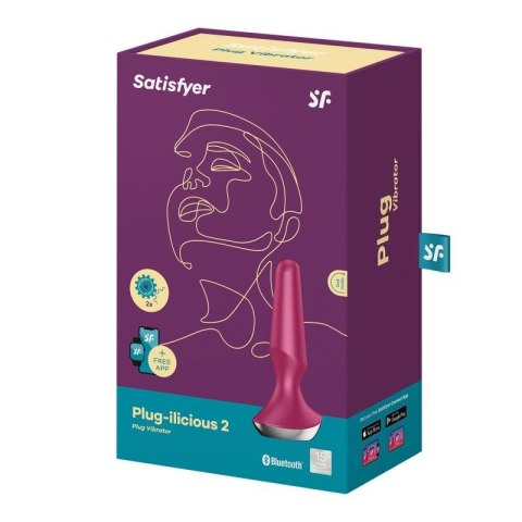 Plug - Vibrator ilicious 2 Berry Satisfyer Plug - Vibrator ilicious 2 Berry Satisfyer