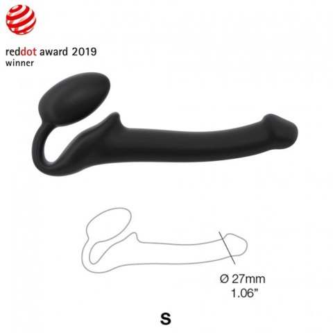 SEMI-REALISTIC BENDABLE STRAP-ON BLACK - S Strap-on-me SEMI-REALISTIC BENDABLE STRAP-ON BLACK - S Strap-on-me
