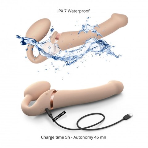 VIBRATING STRAP-ON - L - VANILLA Strap-on-me VIBRATING STRAP-ON - L - VANILLA Strap-on-me