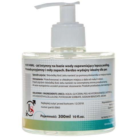 Żel-H2O ANAL GEL 300ML LoveStim Żel-H2O ANAL GEL 300ML LoveStim