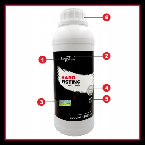 Żel-Hard Fisting 1000ml LoveStim Żel-Hard Fisting 1000ml LoveStim