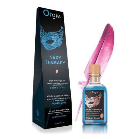 Żel-LIPS MASSAGE KIT COTTON CANDY - 100 ML Orgie Żel-LIPS MASSAGE KIT COTTON CANDY - 100 ML Orgie