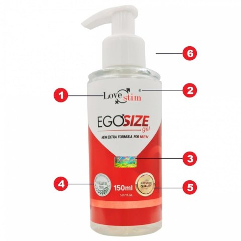 Żel-LSTIM EGOSIZE GEL 150ml LoveStim Żel-LSTIM EGOSIZE GEL 150ml LoveStim