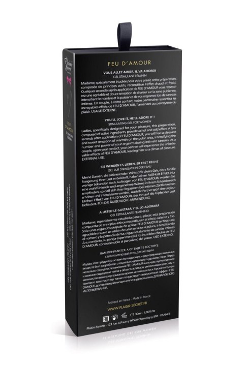 FIRE OF LOVE STIMULATING GEL 30ML Secret Pleasure FIRE OF LOVE STIMULATING GEL 30ML Secret Pleasure