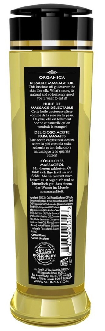 Massage Oil Organica ALMOND SWEETNESS Shunga Massage Oil Organica ALMOND SWEETNESS Shunga