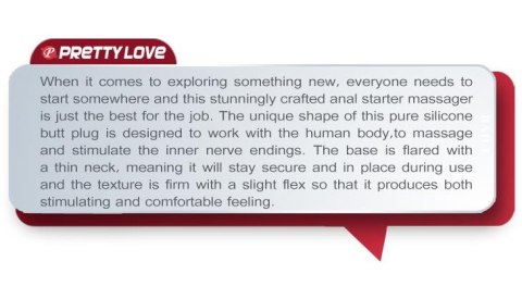 PRETTY LOVE-ANAL plug Pretty Love PRETTY LOVE-ANAL plug Pretty Love