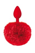 RED POMPOM ANAL PLUG Sweet Caress