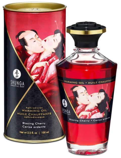 Warming Oil Blazing Cherry Shunga Warming Oil Blazing Cherry Shunga