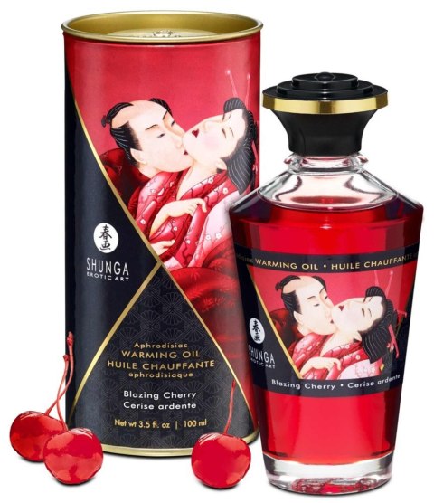 Warming Oil Blazing Cherry Shunga Warming Oil Blazing Cherry Shunga