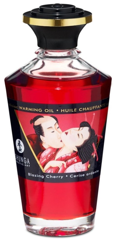 Warming Oil Blazing Cherry Shunga Warming Oil Blazing Cherry Shunga