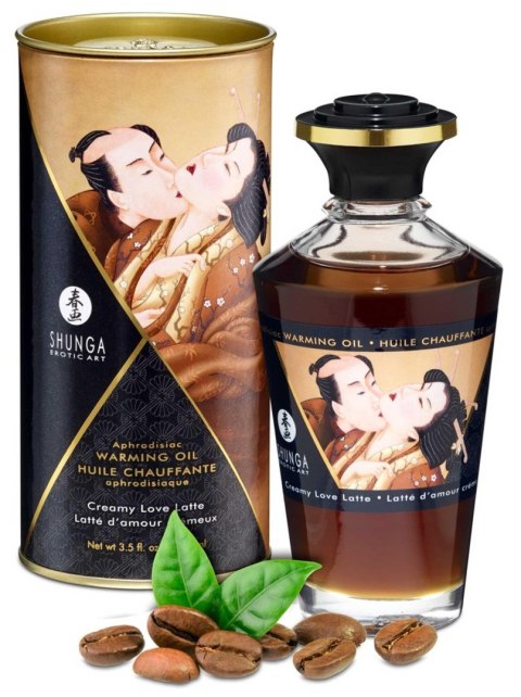 Warming Oil Creamy Love Latte Shunga Warming Oil Creamy Love Latte Shunga