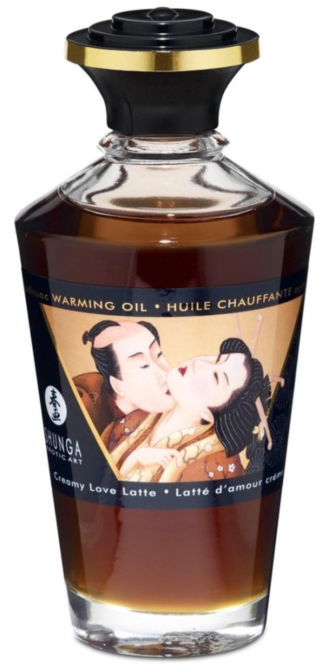 Warming Oil Creamy Love Latte Shunga Warming Oil Creamy Love Latte Shunga