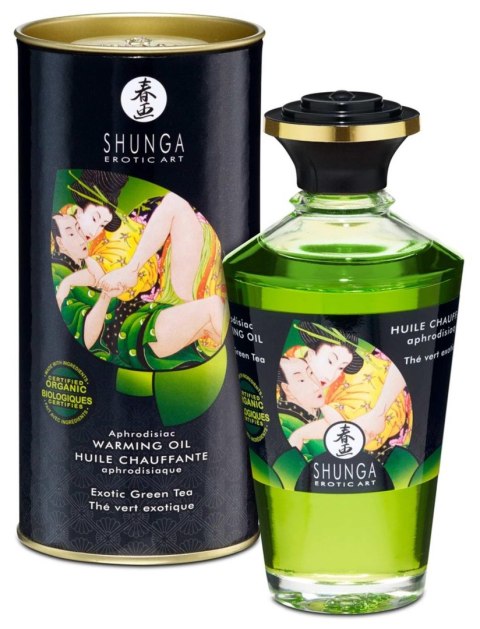 Warming Oil Exotic Green Tea Shunga Warming Oil Exotic Green Tea Shunga