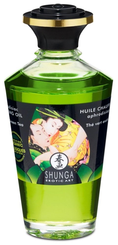 Warming Oil Exotic Green Tea Shunga Warming Oil Exotic Green Tea Shunga