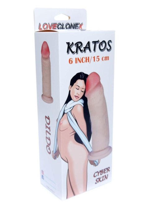 Dildo-KRATOS-LOVECLONEX 6"" B - Series Real Dildo-KRATOS-LOVECLONEX 6"" B - Series Real