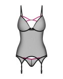 Novenes gorset i stringi M/L Obsessive Novenes gorset i stringi M/L Obsessive
