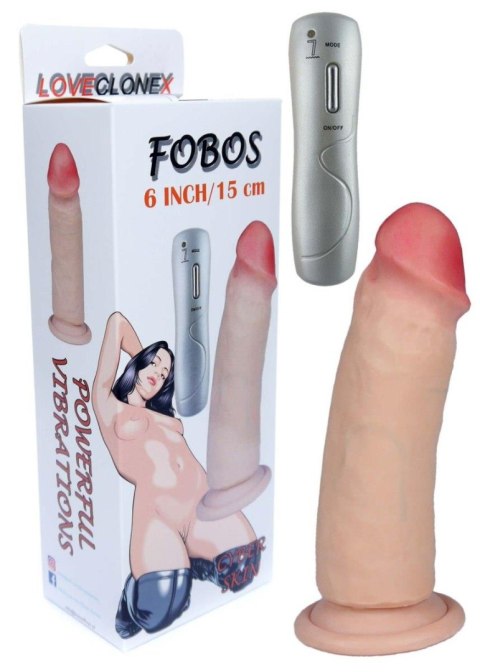 Wibrator-FOBOS-LOVECLONEX 6""-vibration B - Series Real Wibrator-FOBOS-LOVECLONEX 6""-vibration B - Series Real