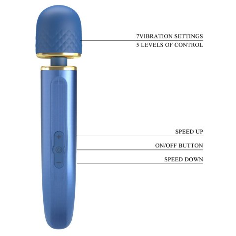 PRETTY LOVE - Colorful Massager Blue, 7 vibration functions 5 levels of speed control Pretty Love PRETTY LOVE - Colorful Massager Blue, 7 vibration functions 5 levels of speed control Pretty Love