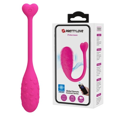 PRETTY LOVE - Fisherman Pink, 12 vibration functions Mobile APP remote control Pretty Love PRETTY LOVE - Fisherman Pink, 12 vibration functions Mobile APP remote control Pretty Love